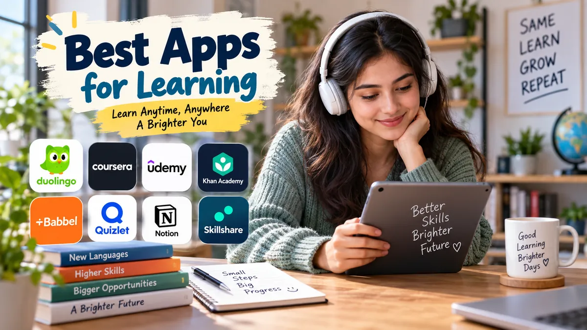 Best Apps for Learning: 12 Top Picks for 2026