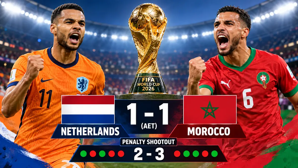 netherlands vs morocco: World Cup 2026 Match Recap