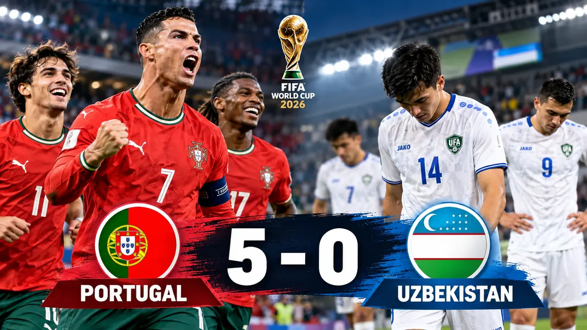 portugal vs uzbekistan: 5-0 World Cup 2026 Recap