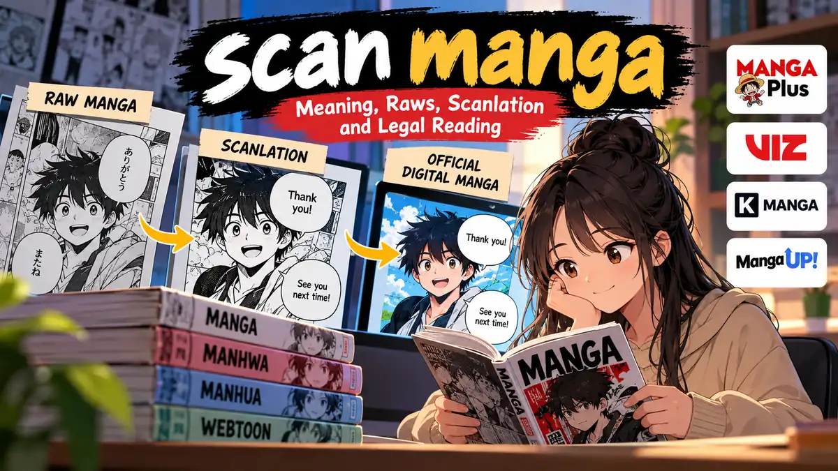 scan manga: Meaning, Scanlation & Legal Reading Guide