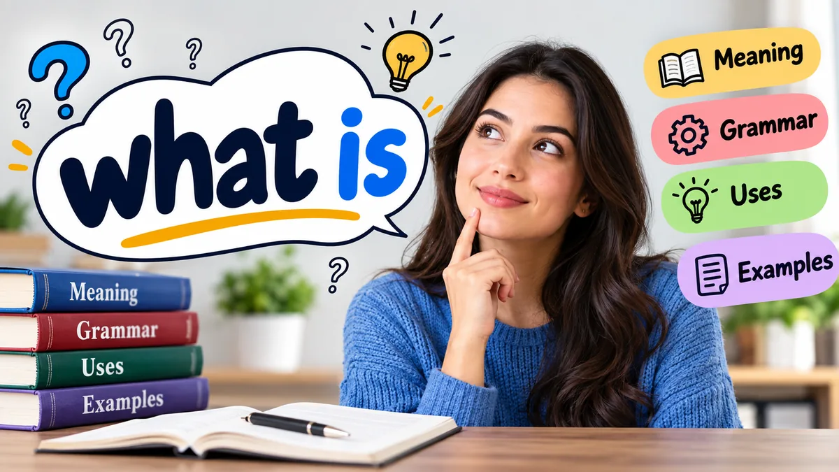 what is: Meaning, Grammar, Uses, and Examples